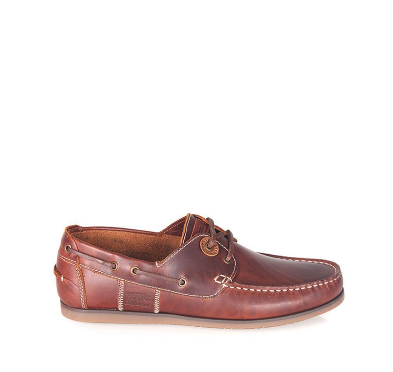 Men's Barbour Capstan Boat Shoes Brown | YAWQRH-593