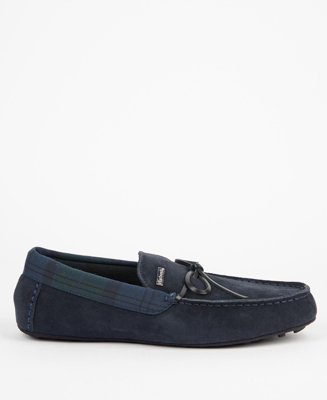 Men's Barbour Kurila Slippers Navy | UHZSQG-312