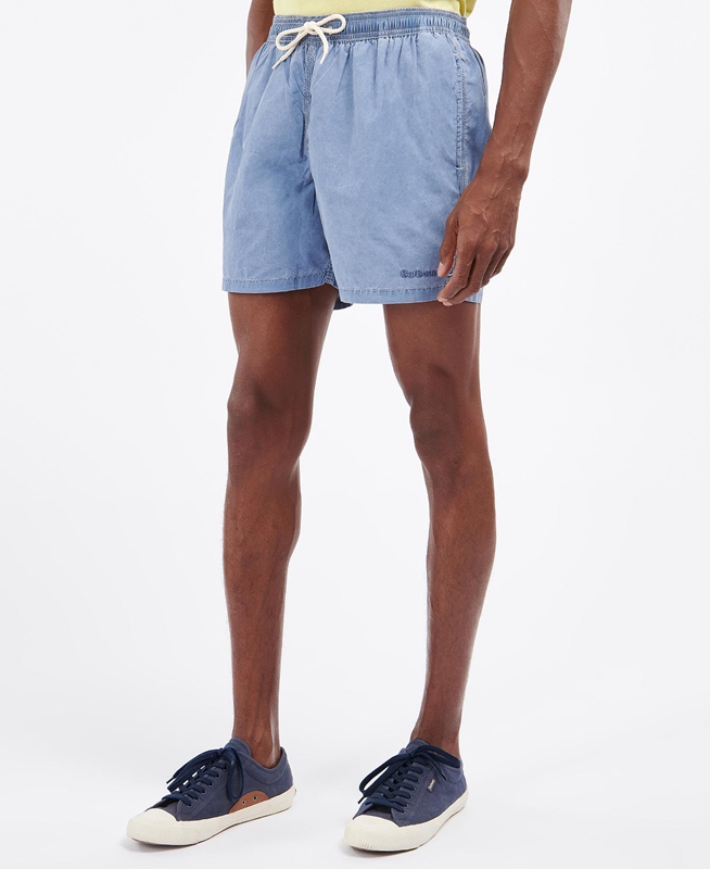 Men's Barbour Turnberry Swim Pants Blue | BKVSDJ-256