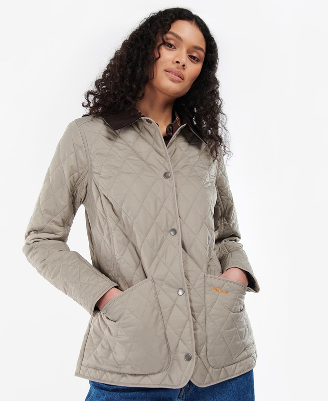 Women's Barbour Annandale Quilted Jackets Grey | IFHUMP-341