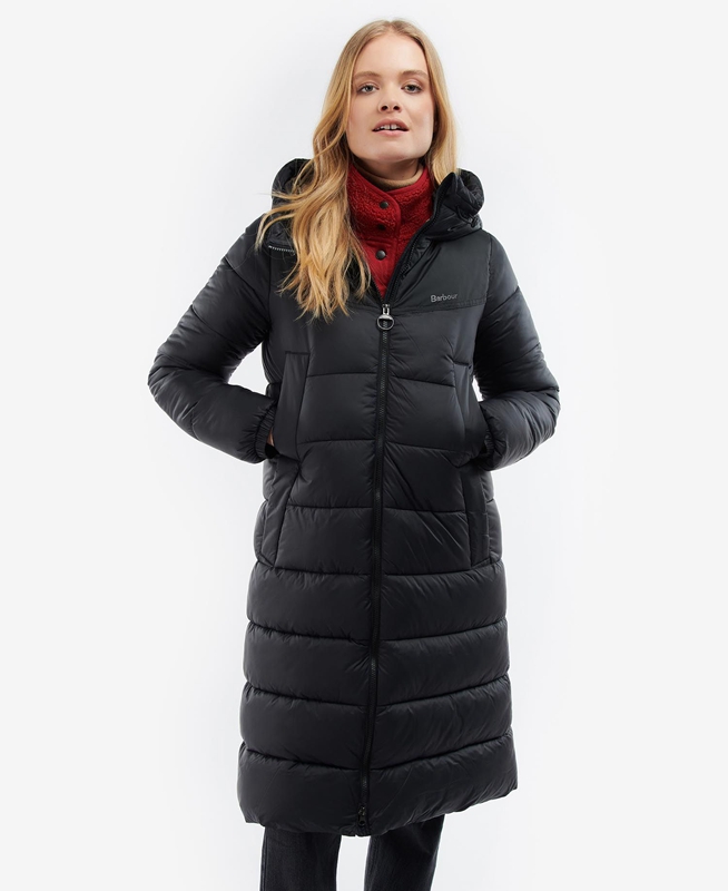 Women's Barbour Buckton Quilted Jackets Black | BEMCKQ-710