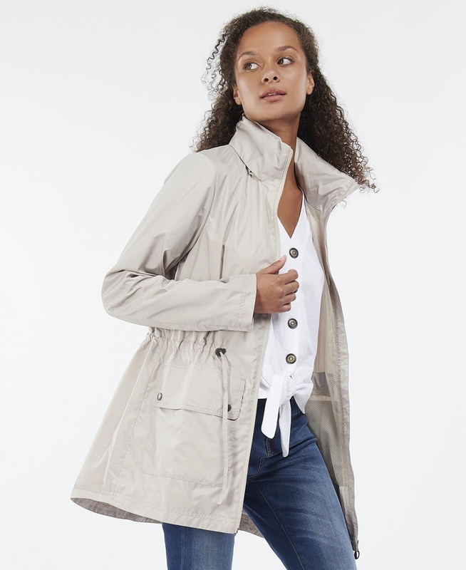 Women's Barbour Campion Showerproof Casual Jackets Grey | KOAYWG-062