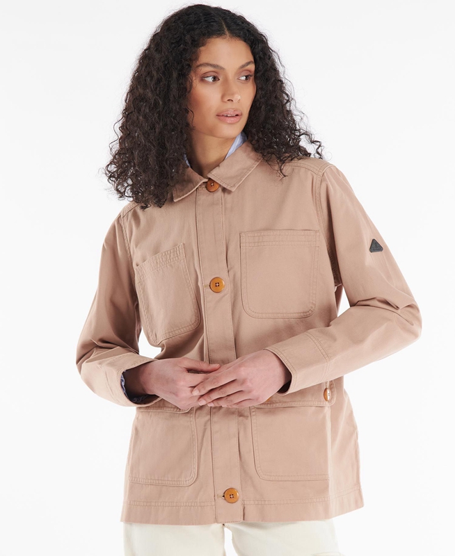 Women's Barbour Coltsfoot Casual Jackets Pink | SPLRNX-926