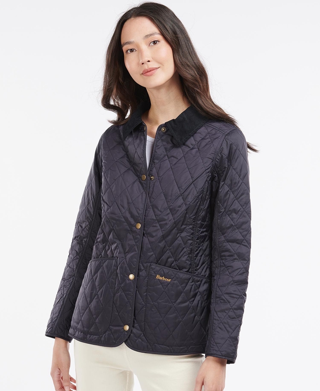 Women's Barbour Steppjacke Annandale Quilted Jackets Navy | FSQEKR-597