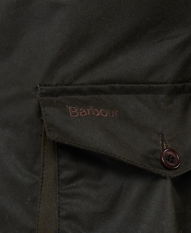 Men's Barbour Beacon Sports Waxed Jackets Olive | ZMKCXO-854