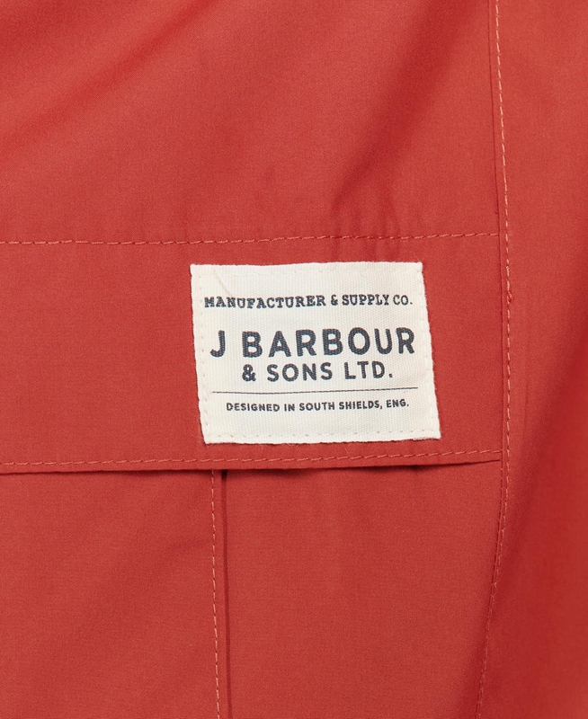 Men's Barbour Begral Showerproof Casual Jackets Red | DWGXTA-809