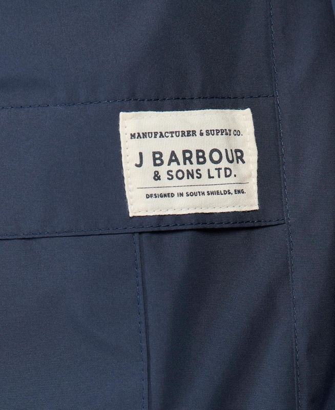 Men's Barbour Begral Showerproof Casual Jackets Navy | KSFJMU-968