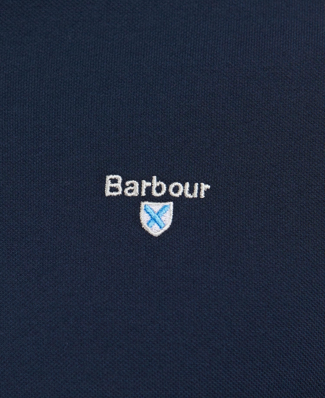 Men's Barbour Birkhill Polo shirts Navy | HKFBEC-905