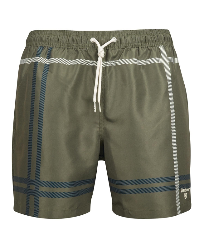 Men's Barbour Blaine Swim Pants Green | IQAXHK-238