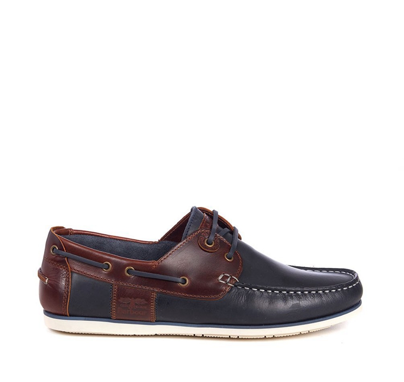 Men\'s Barbour Capstan Boat Shoes Navy | QYDAKT-354