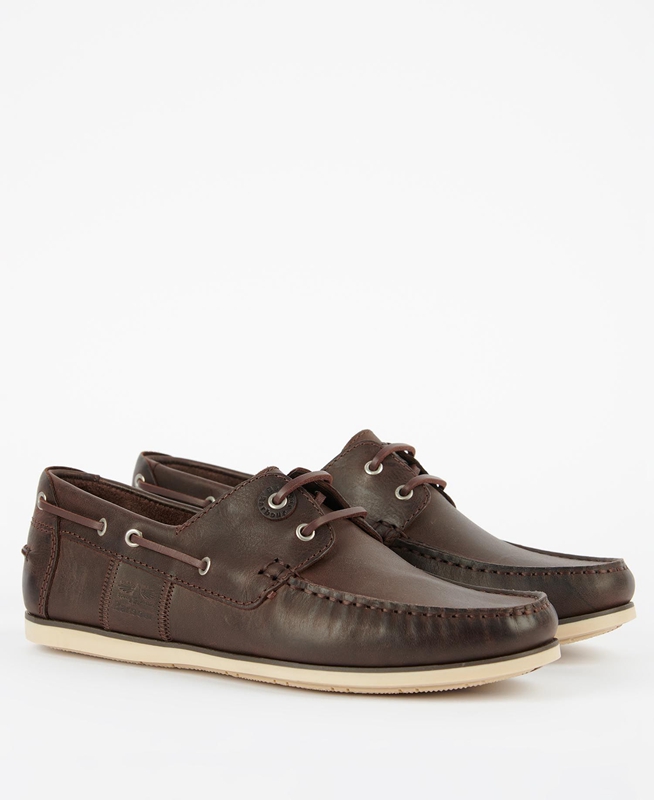 Men's Barbour Capstan Loafers Brown | XPJRAK-251