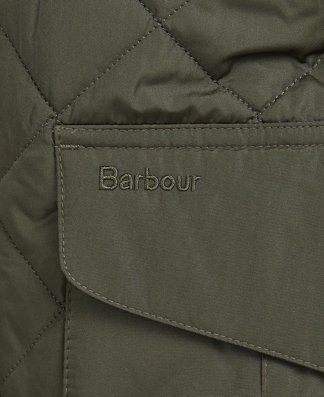 Men's Barbour Devon Quilted Jackets Green | RQCXET-590