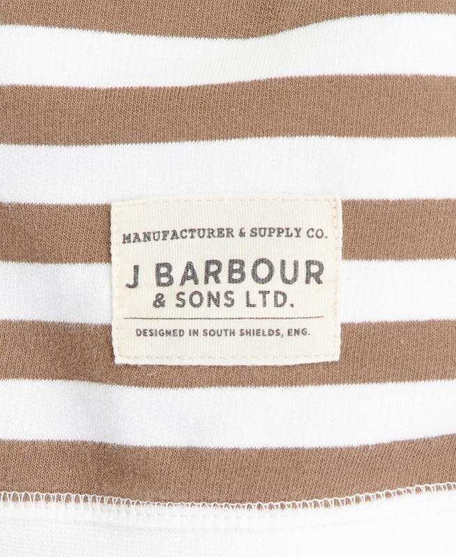 Men's Barbour Durnage Crew Sweatshirts Brown | ETBFSQ-514