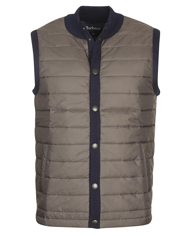 Men's Barbour Essential Vest Navy | LCGZYO-869