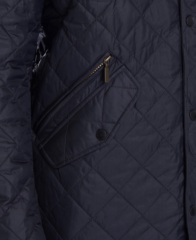 Men's Barbour Flyweight Chelsea Quilted Jackets Navy | OBWGFK-239