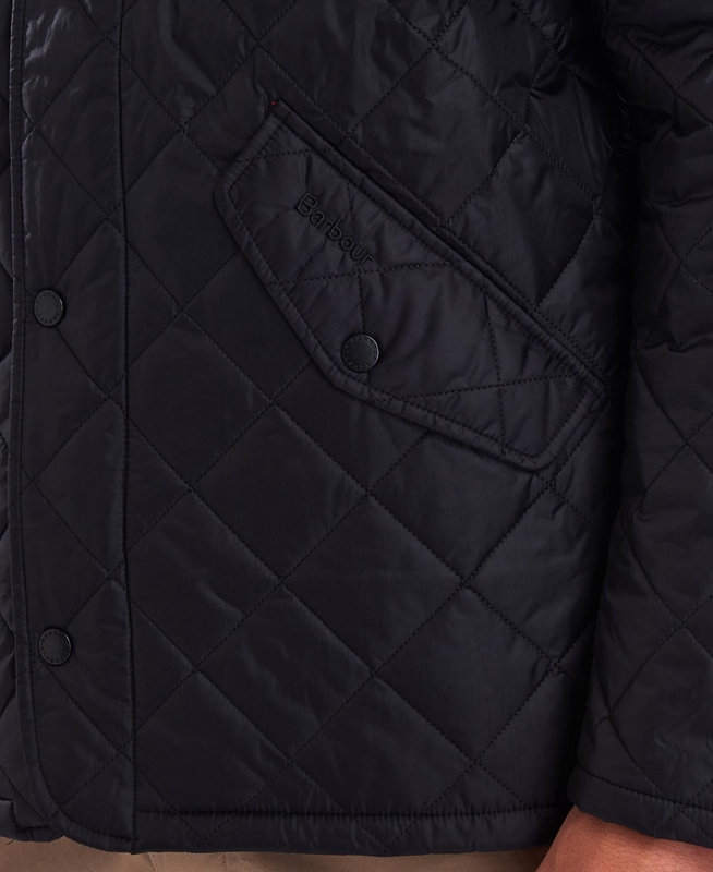 Men's Barbour Flyweight Chelsea Quilted Jackets Black | OMPZIL-139