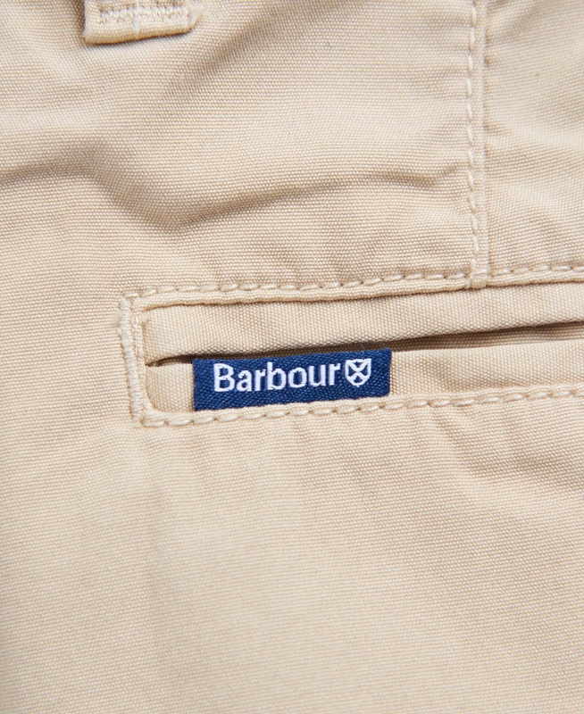 Men's Barbour Glendale Chino Pants Beige | IGMBCR-954