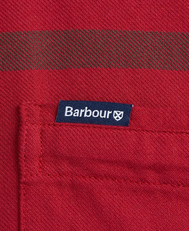 Men's Barbour Hemd Dunoon Taillored Shirts Red | NTGOPV-286