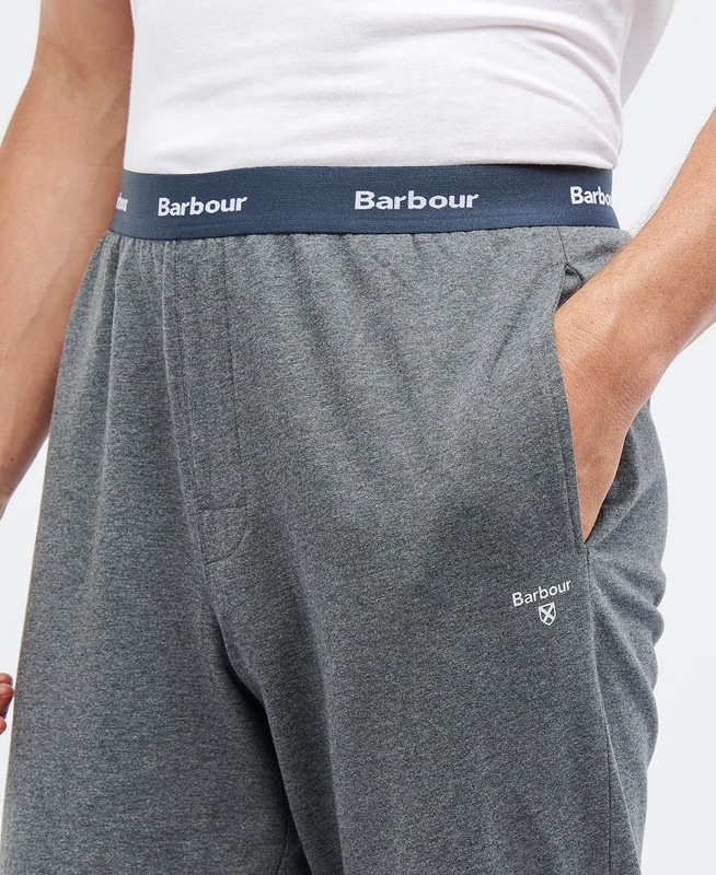 Men's Barbour Jake Lounge Jogger Pants Grey | CHAJEL-162