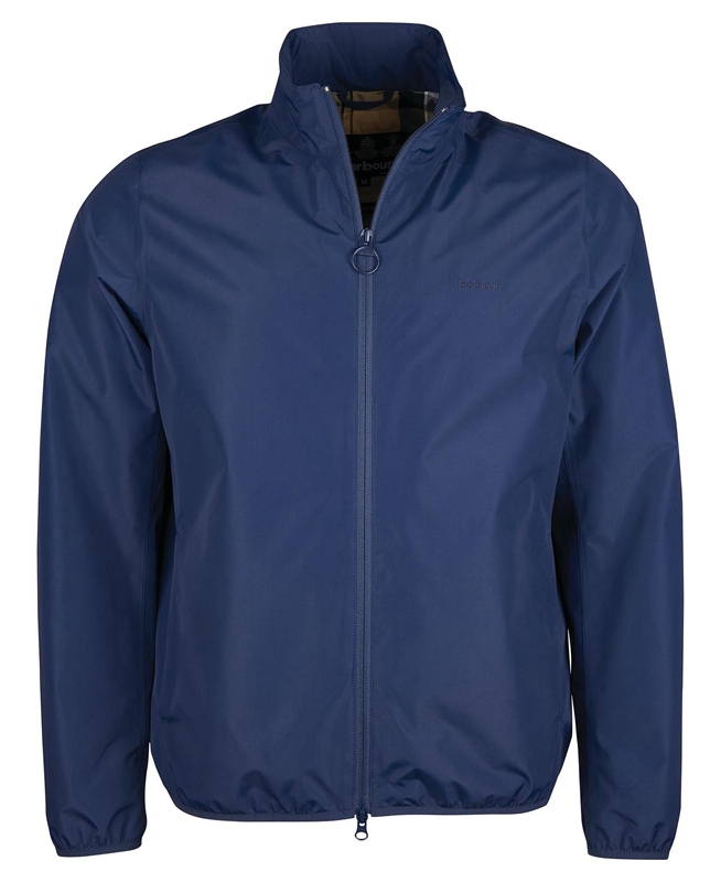 Men's Barbour Korbel Waterproof Jackets Navy | GLXYZT-617