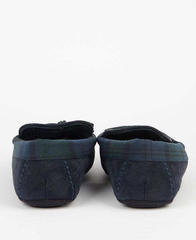 Men's Barbour Kurila Slippers Navy | UHZSQG-312