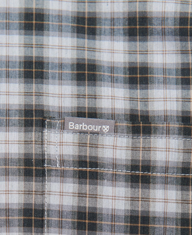 Men's Barbour Lomond Tailored Shirts Olive | LASVEK-234