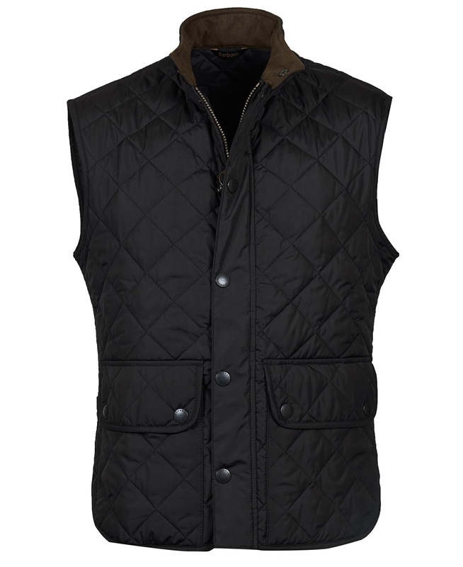 Men's Barbour Lowerdale Vest Black | AIUMCK-861