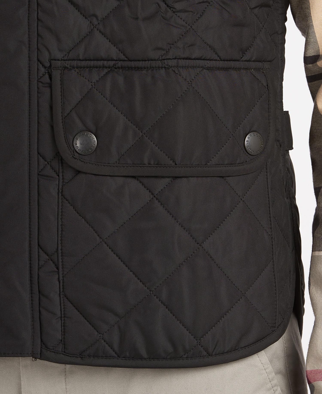 Men's Barbour Lowerdale Vest Black | AIUMCK-861