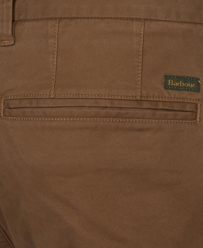 Men's Barbour Neuston Essential Chinos Pants Beige | UZHNQF-492