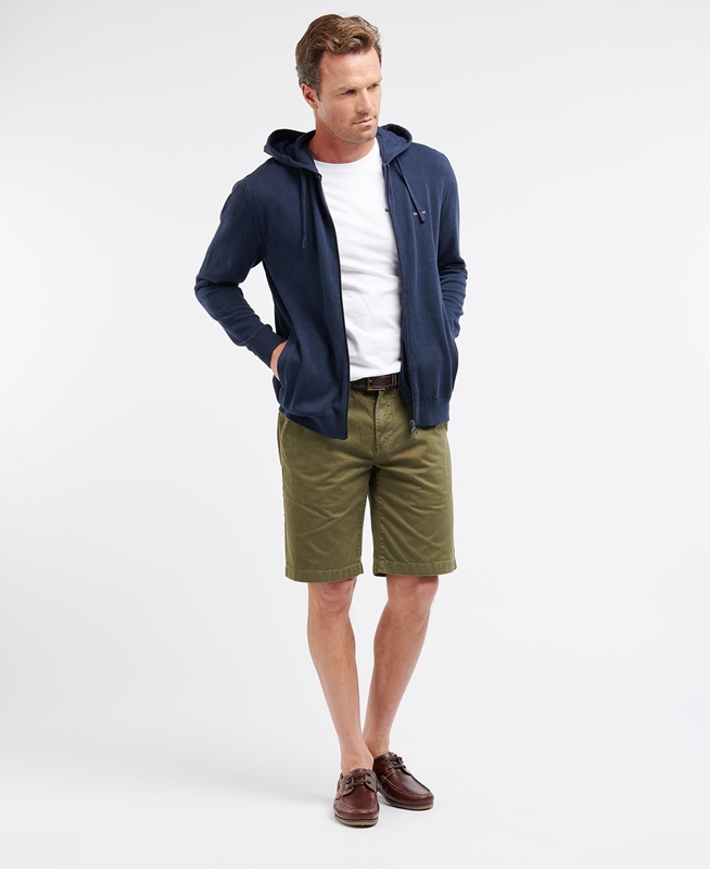 Men's Barbour Neuston Twill Pants Green | WJKSVA-860