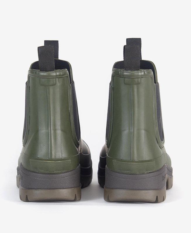 Men's Barbour Nimbus Boots Olive | NAOQCI-923