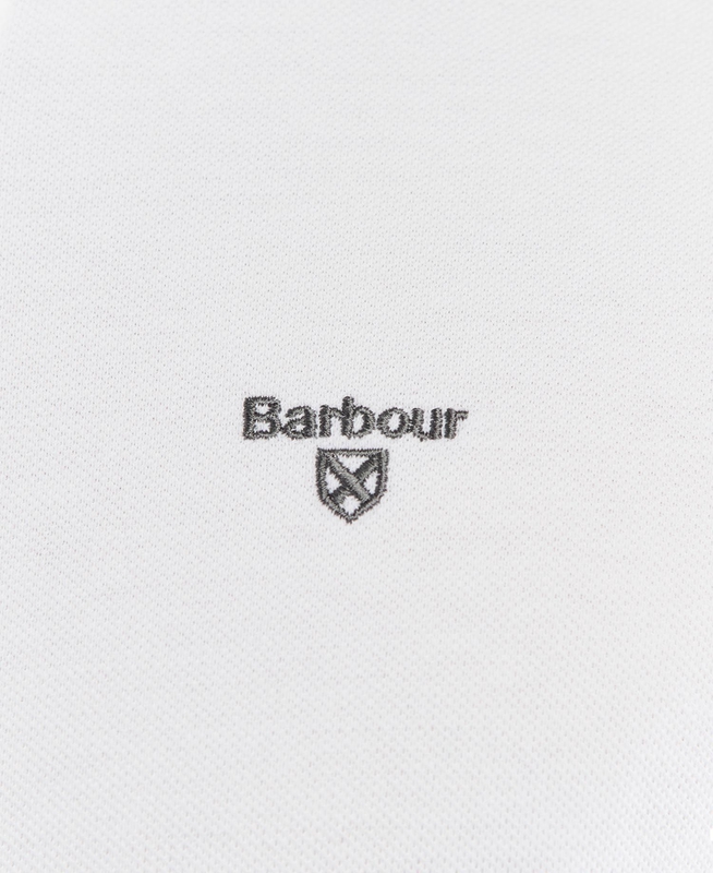 Men's Barbour Otterburn Polo shirts White | TJAIZH-963