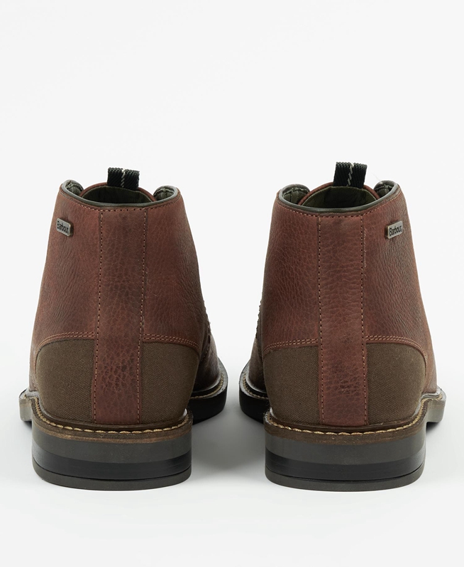 Men's Barbour Readhead Boots Brown | EMZHWB-138