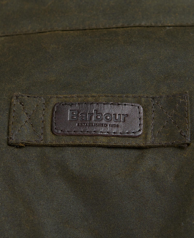 Men's Barbour Sheldon Waxed Jackets Olive | MKCLUD-401