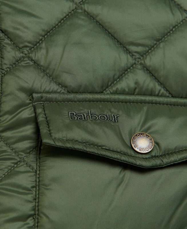 Men's Barbour Shirt Quilted Jackets Green | HKSDNX-239