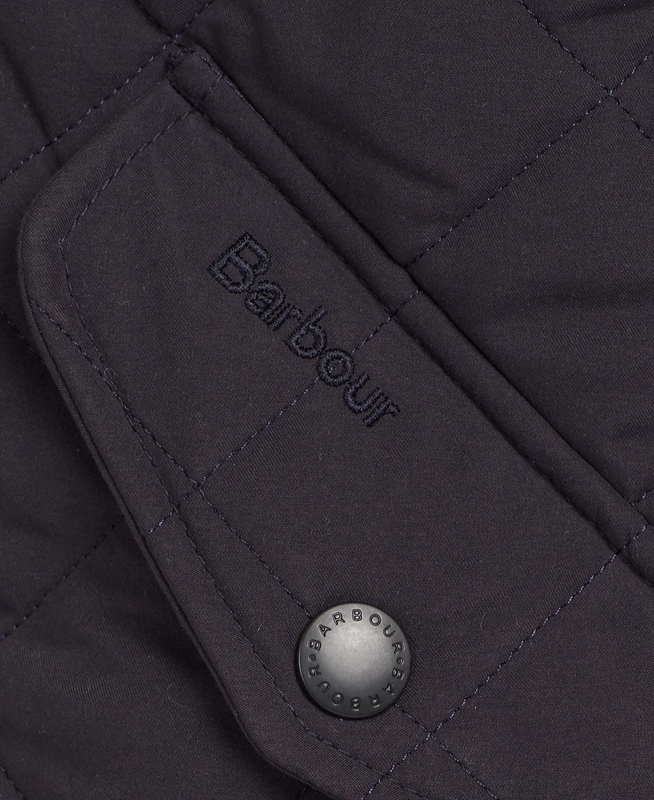 Men's Barbour Shoveler Quilted Jackets Navy | KLCBGJ-530