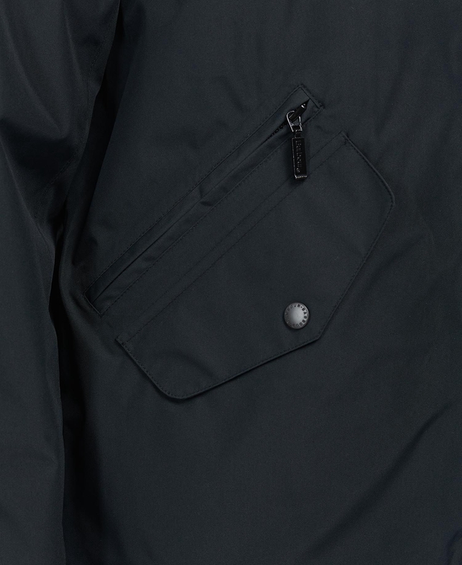 Men's Barbour Summer Chelsea Waterproof Jackets Black | XEFLTH-968