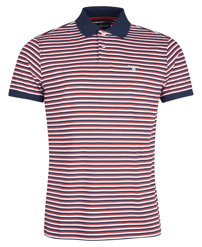 Men's Barbour Swinden Polo shirts Red | ITXLCO-132