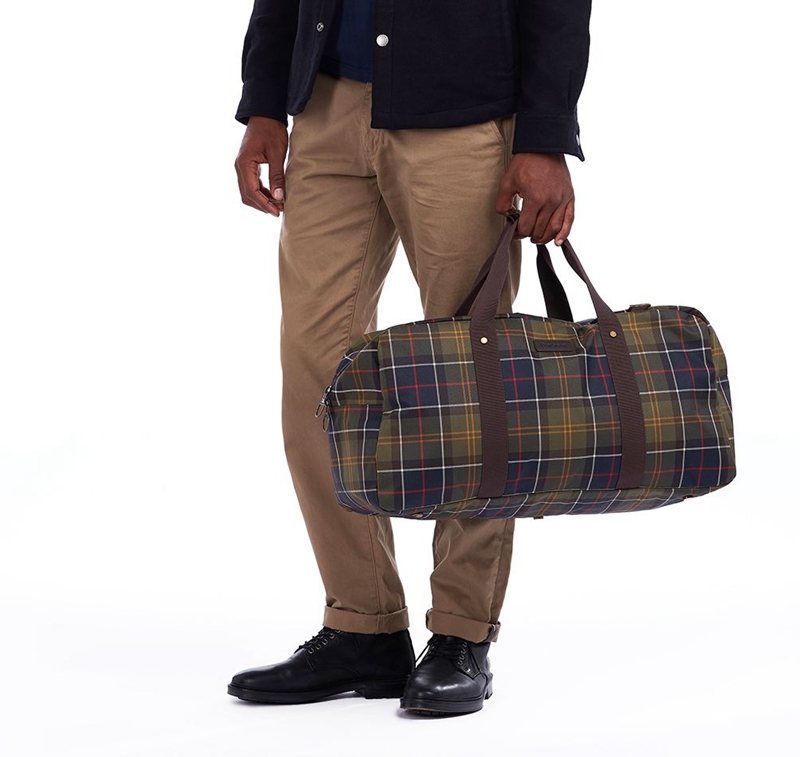 Men's Barbour Torridon Tartan Holdall Bags Multicolor | NDBHVI-405