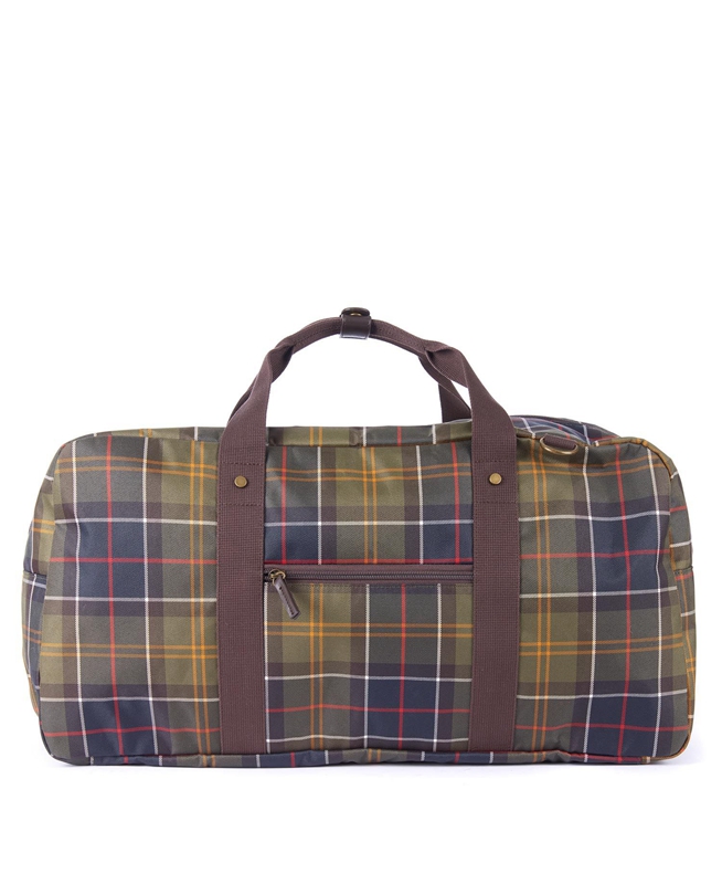 Men's Barbour Torridon Tartan Holdall Bags Multicolor | NDBHVI-405