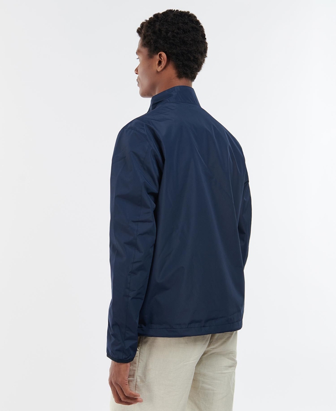 Men's Barbour Unbridge Waterproof Jackets Navy | AUKDWI-651