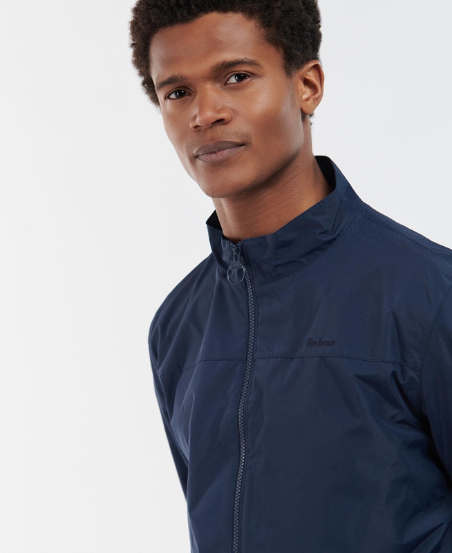 Men's Barbour Unbridge Waterproof Jackets Navy | AUKDWI-651