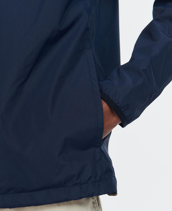 Men's Barbour Unbridge Waterproof Jackets Navy | AUKDWI-651