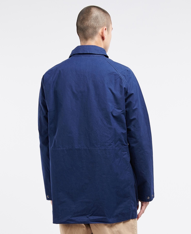 Men's Barbour x Ally Capellino Back Casual Jackets Navy | ALXVKW-678