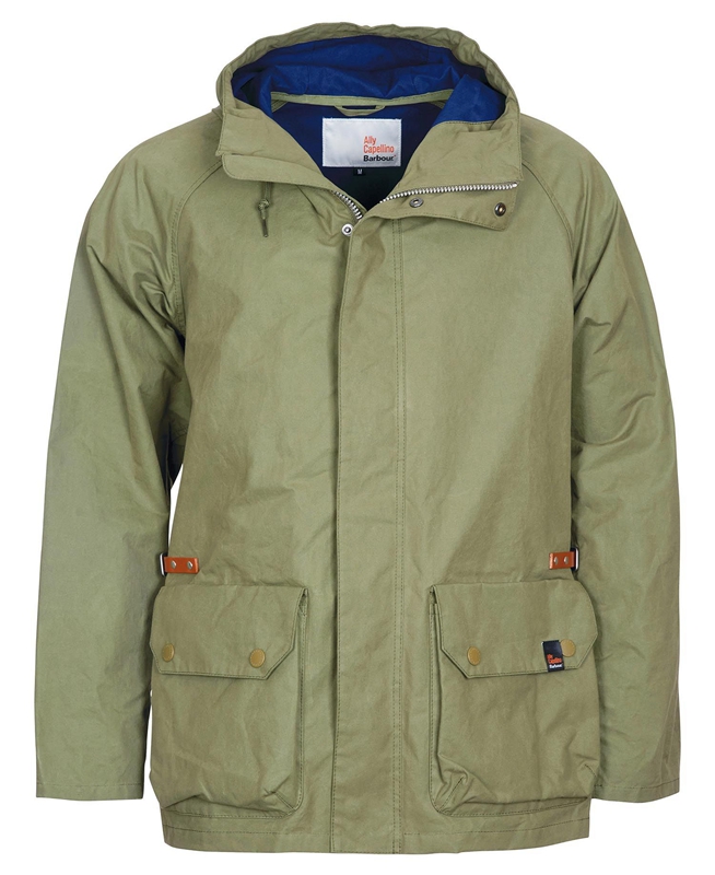 Men's Barbour x Ally Capellino Ernest Casual Jackets Olive | XUVTCF-963