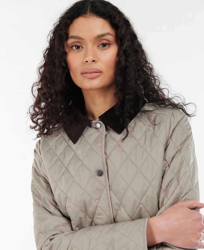 Women's Barbour Annandale Quilted Jackets Grey | IFHUMP-341