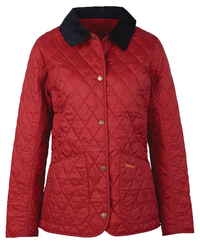 Women's Barbour Annandale Quilted Jackets Red | QPNZBG-869