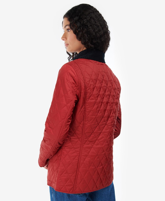 Women's Barbour Annandale Quilted Jackets Red | QPNZBG-869