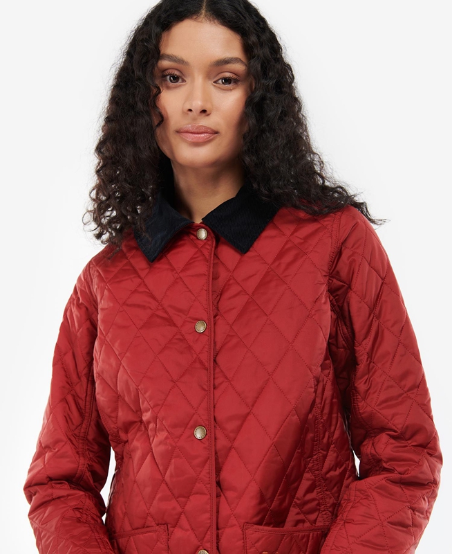 Women\'s Barbour Annandale Quilted Jackets Red | QPNZBG-869