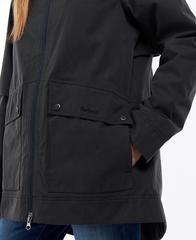 Women's Barbour Armeria Waterproof Jackets Navy | BYAQJK-725